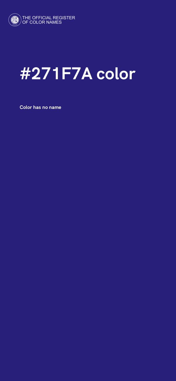 #271F7A color image