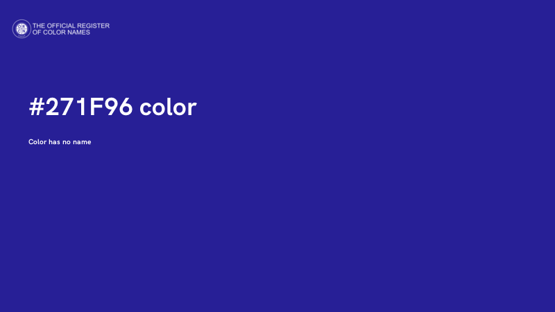 #271F96 color image