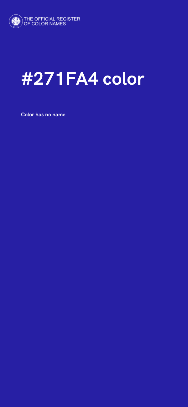 #271FA4 color image