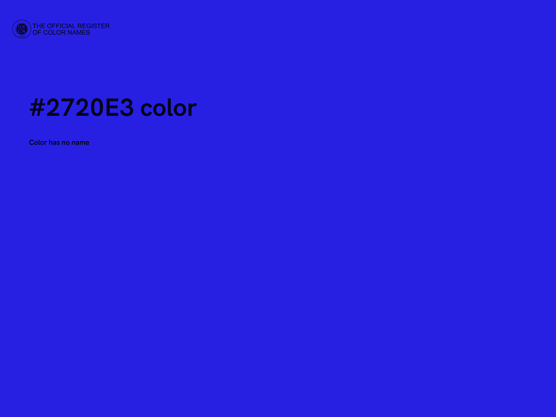 #2720E3 color image