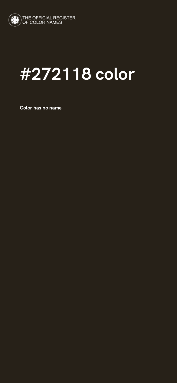 #272118 color image