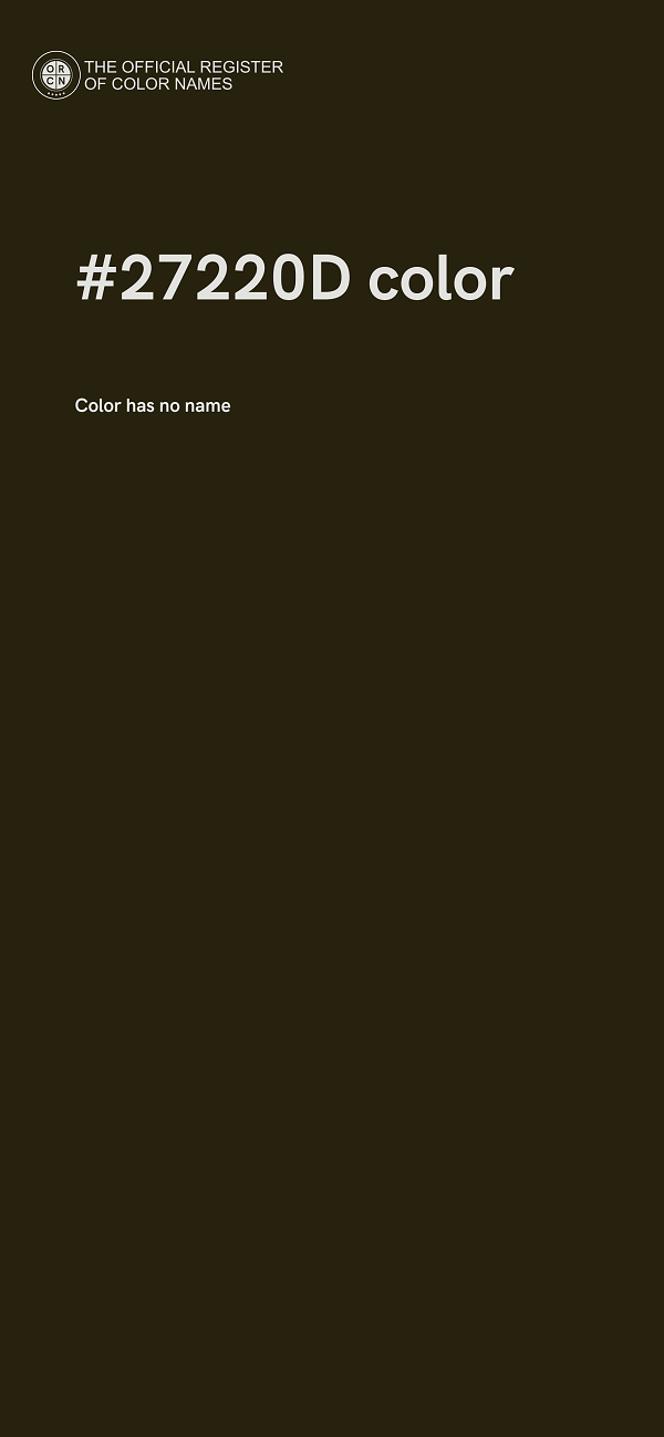 #27220D color image