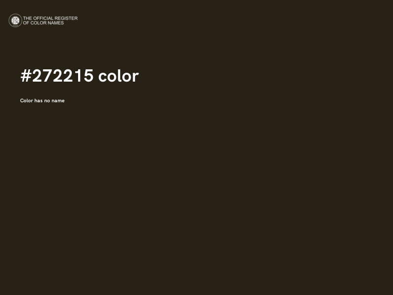 #272215 color image