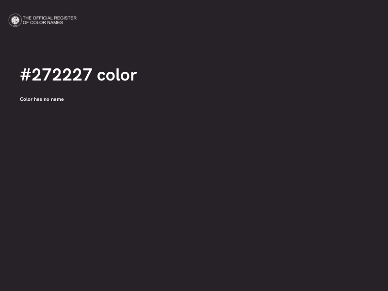 #272227 color image