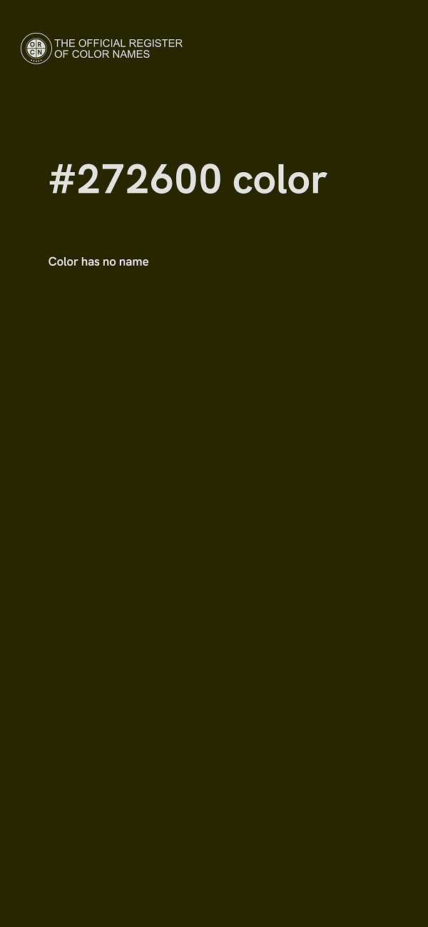 #272600 color image