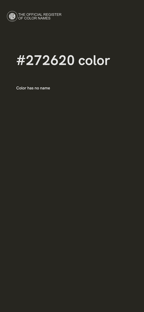 #272620 color image