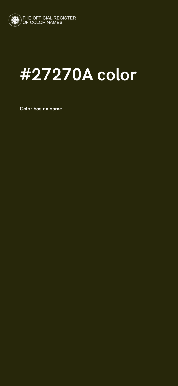 #27270A color image