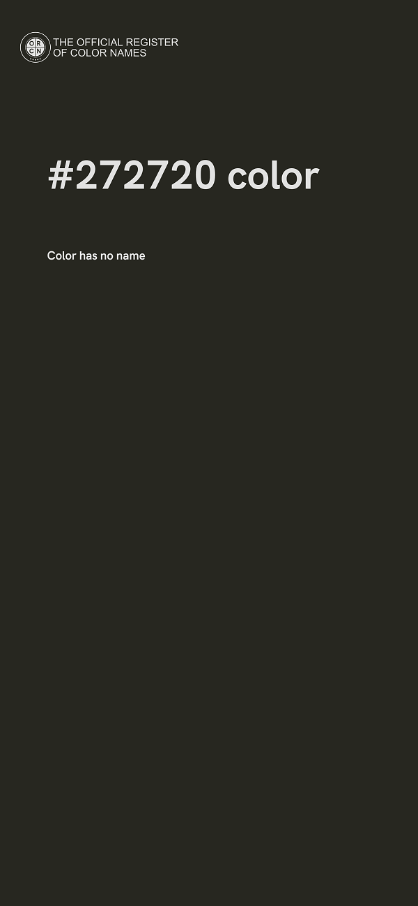 #272720 color image