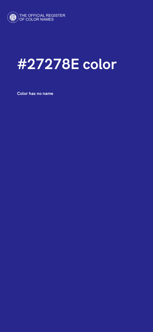 #27278E color image