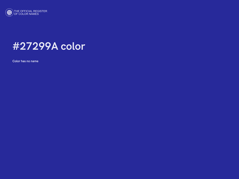 #27299A color image