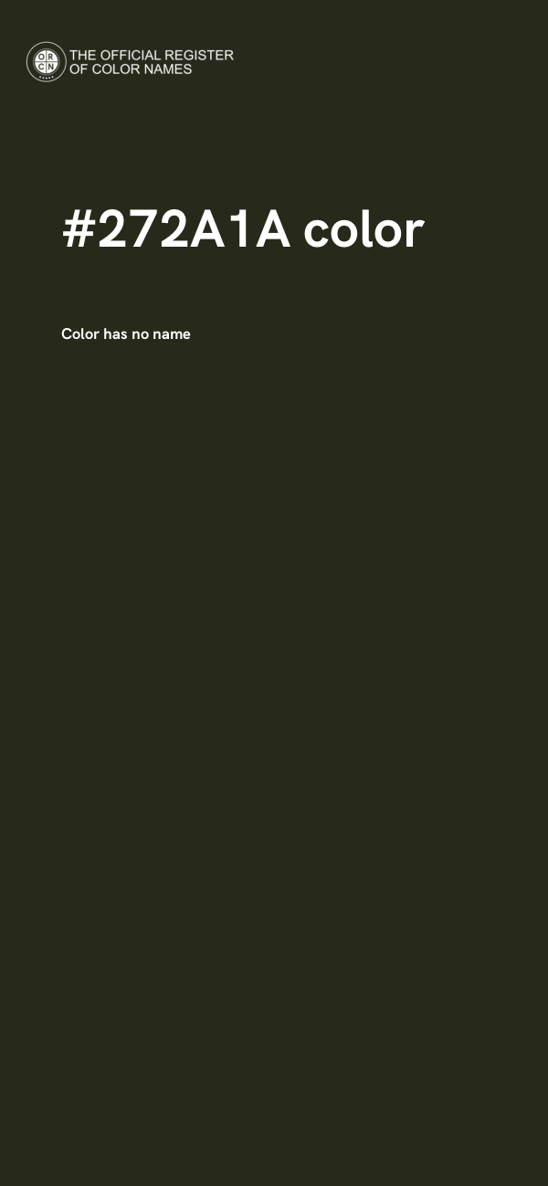 #272A1A color image