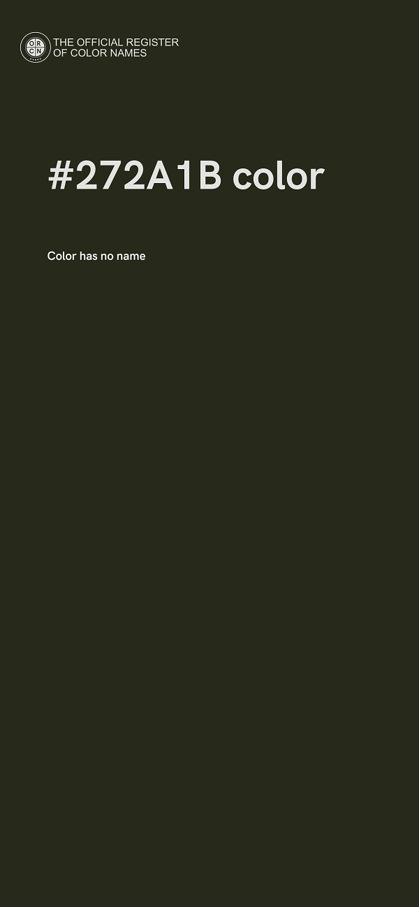 #272A1B color image