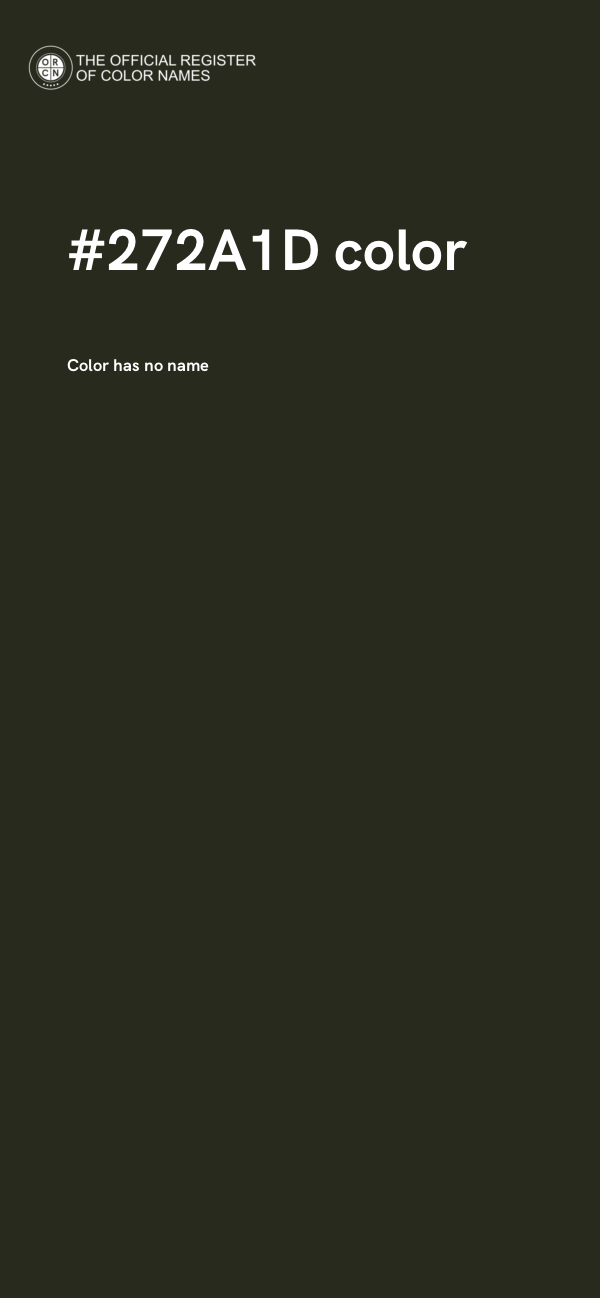 #272A1D color image