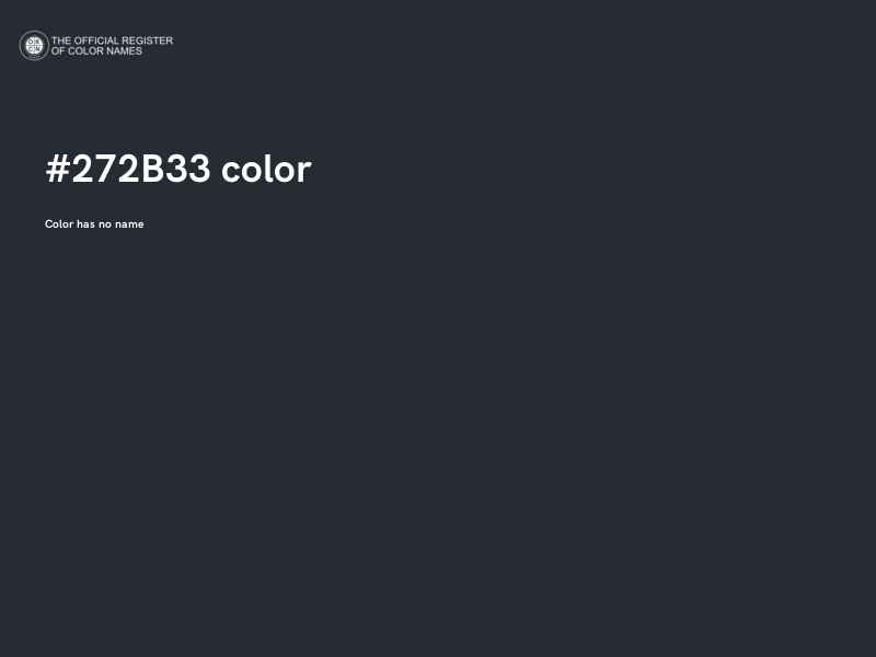 #272B33 color image
