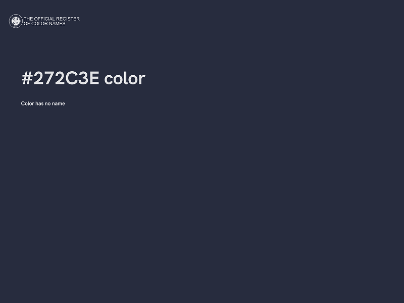 #272C3E color image
