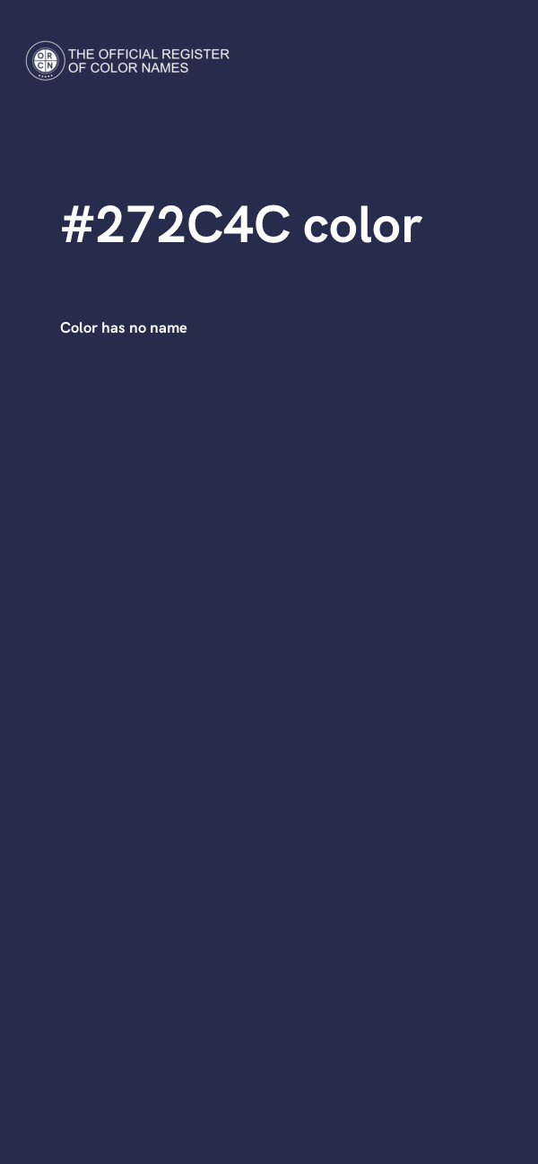#272C4C color image