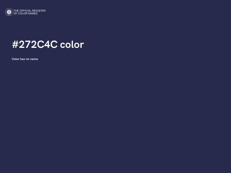 #272C4C color image