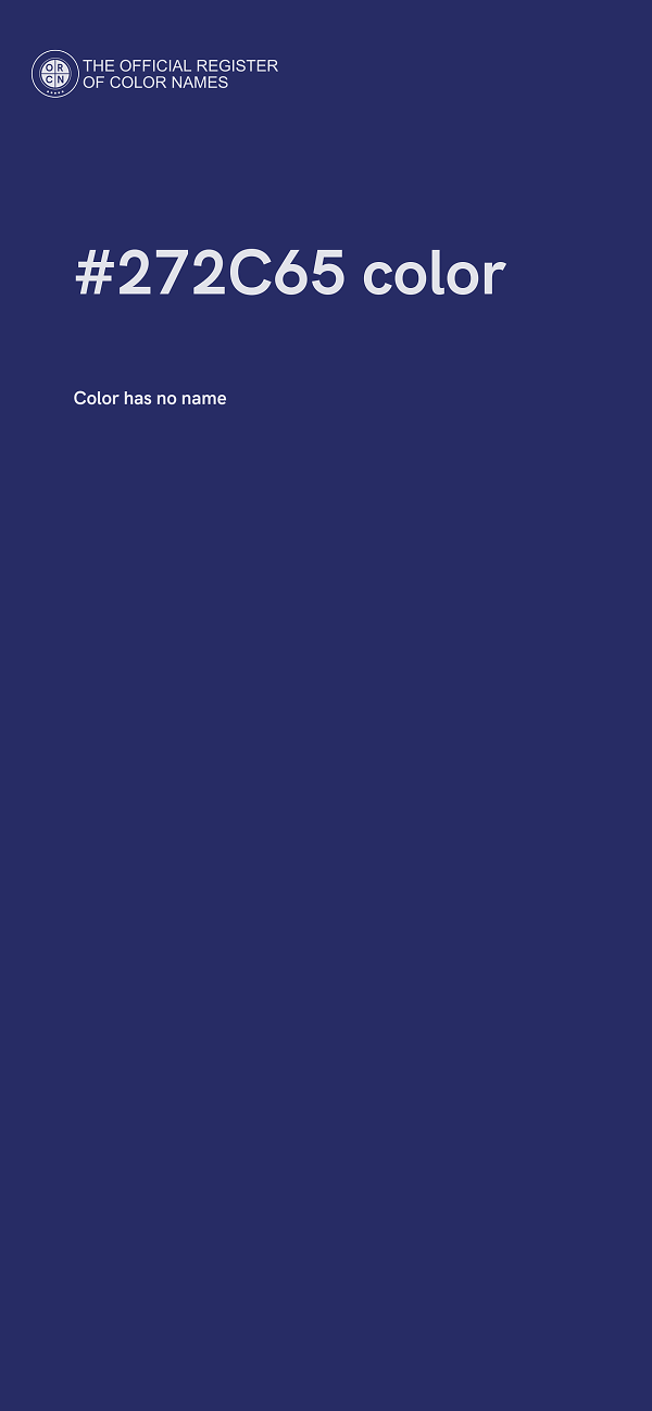 #272C65 color image