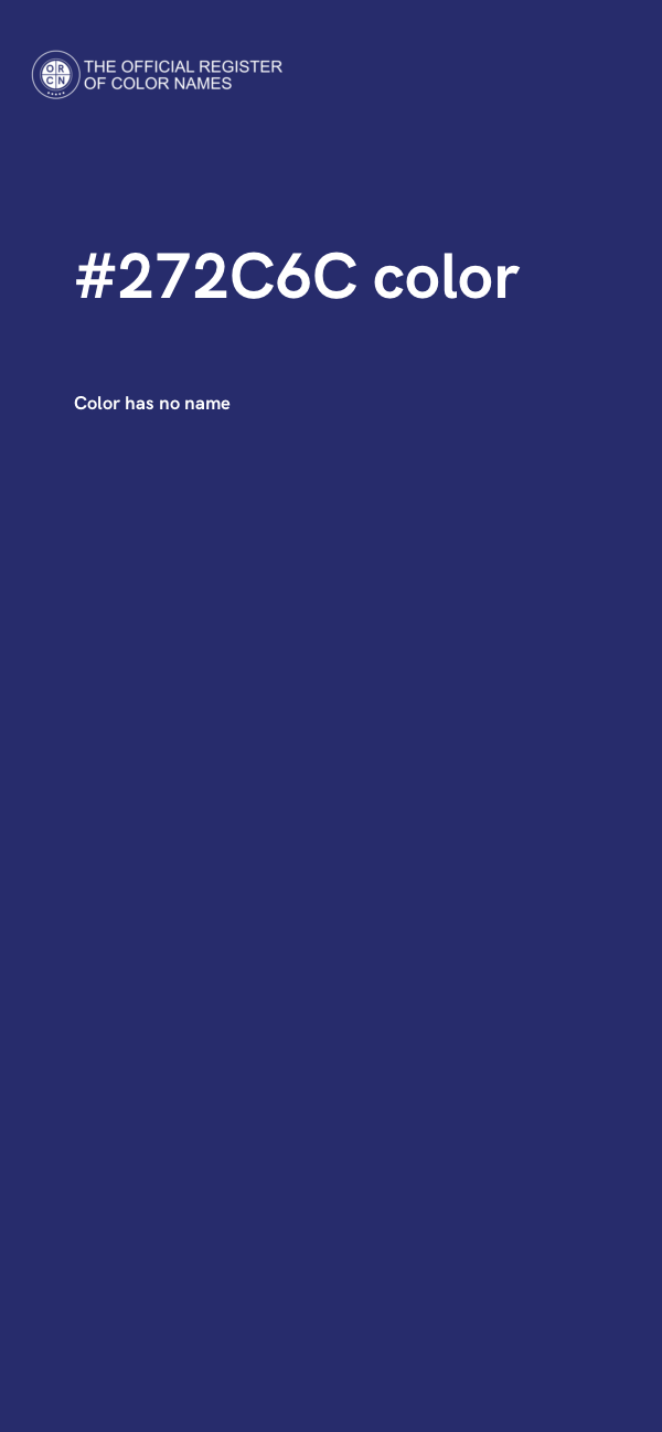 #272C6C color image