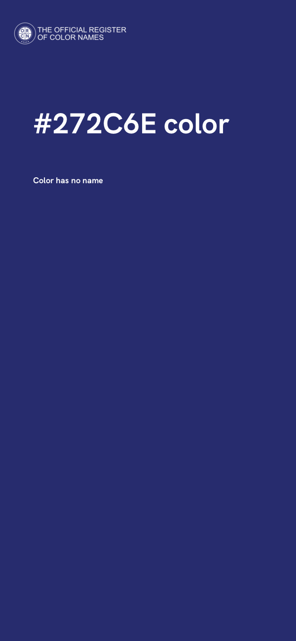 #272C6E color image