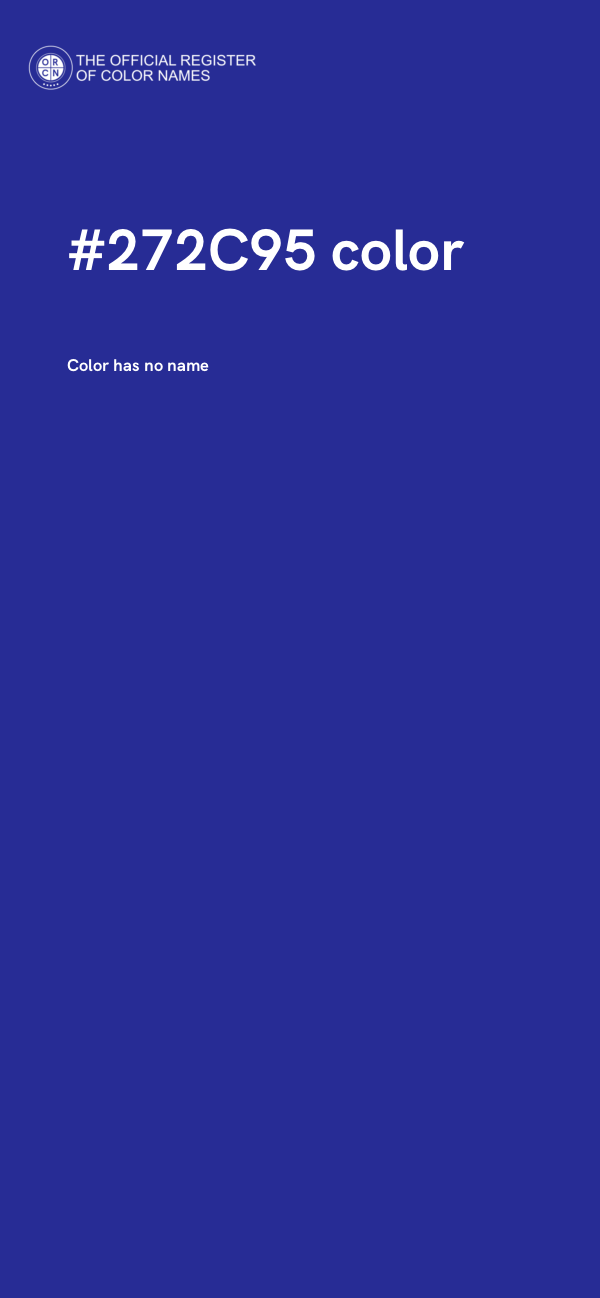#272C95 color image
