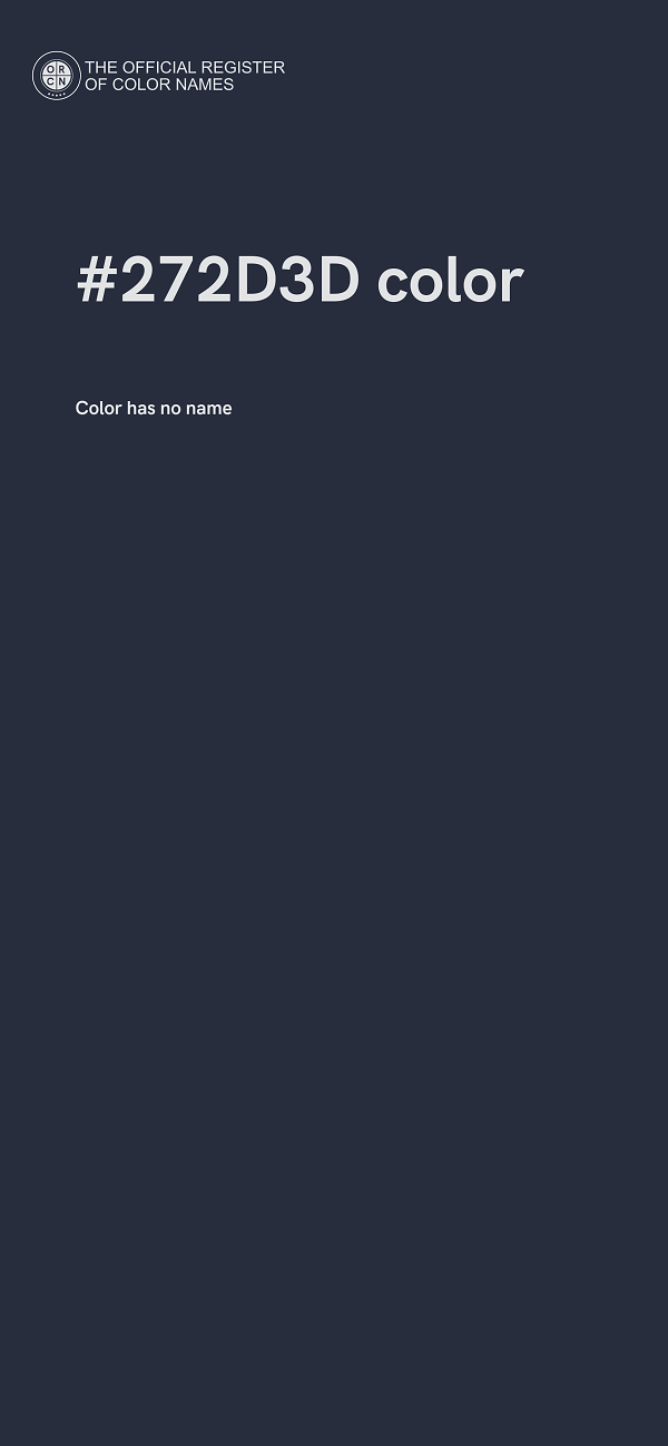 #272D3D color image
