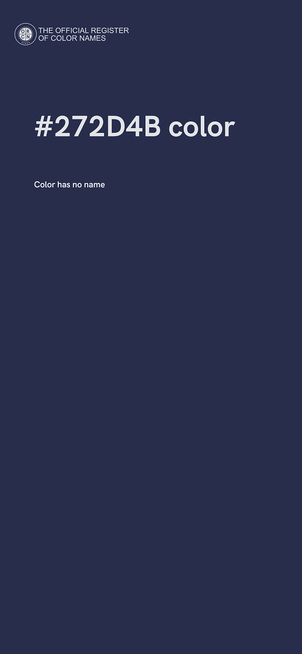 #272D4B color image