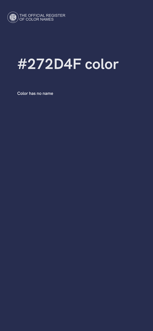 #272D4F color image