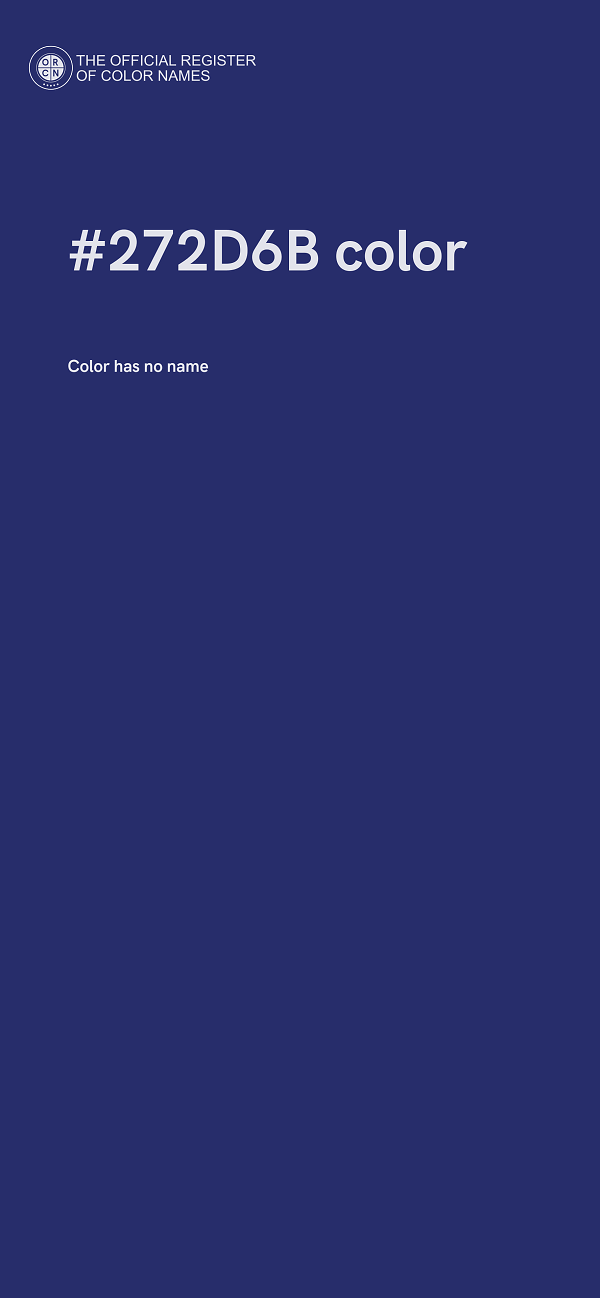 #272D6B color image
