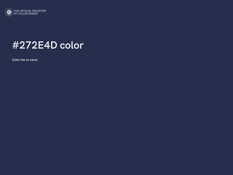 #272E4D color image