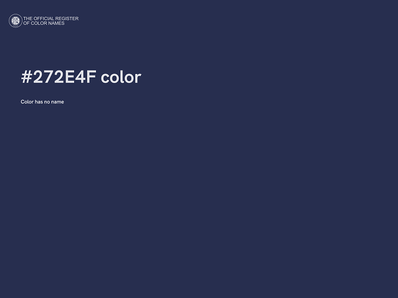 #272E4F color image
