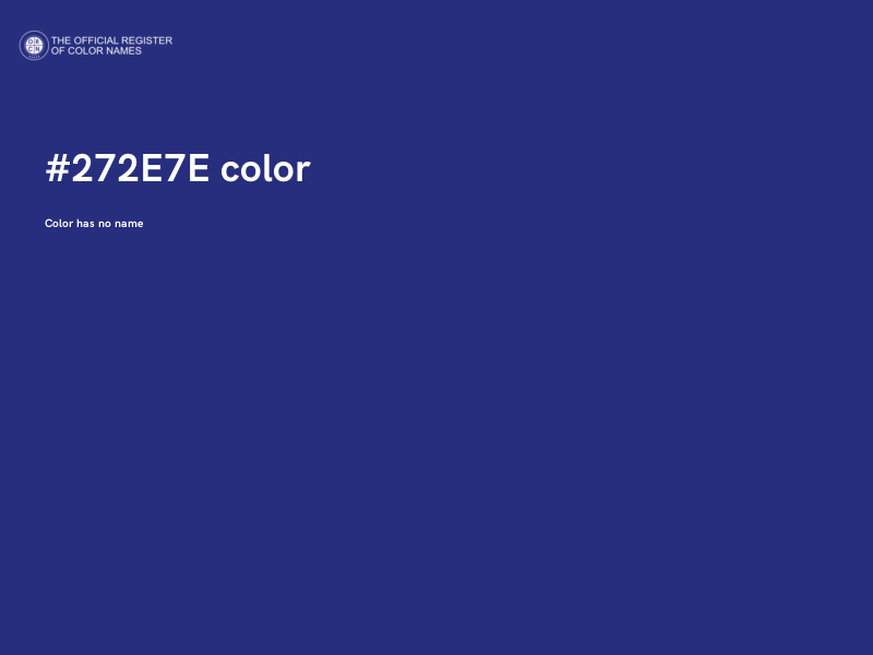 #272E7E color image