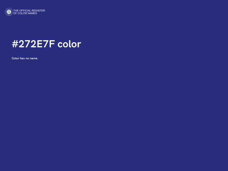#272E7F color image