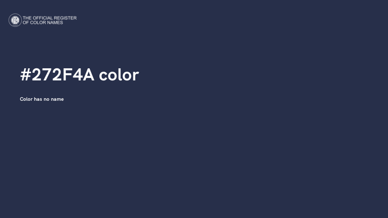 #272F4A color image
