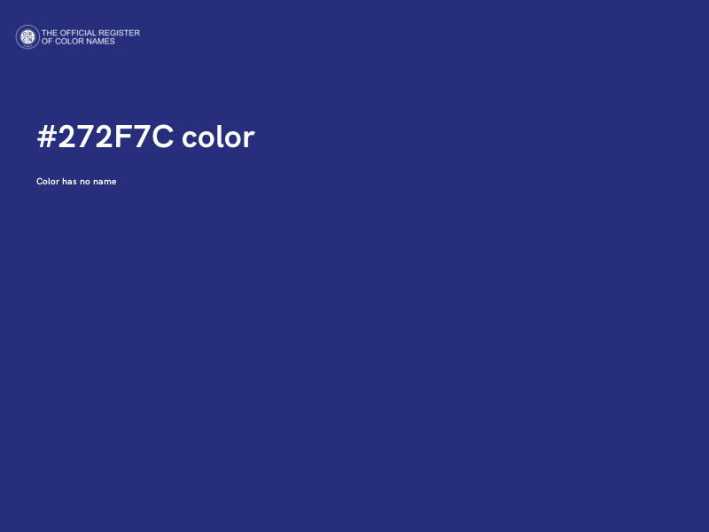 #272F7C color image