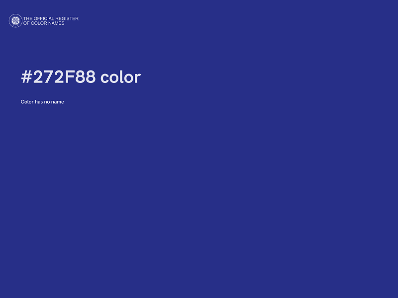#272F88 color image