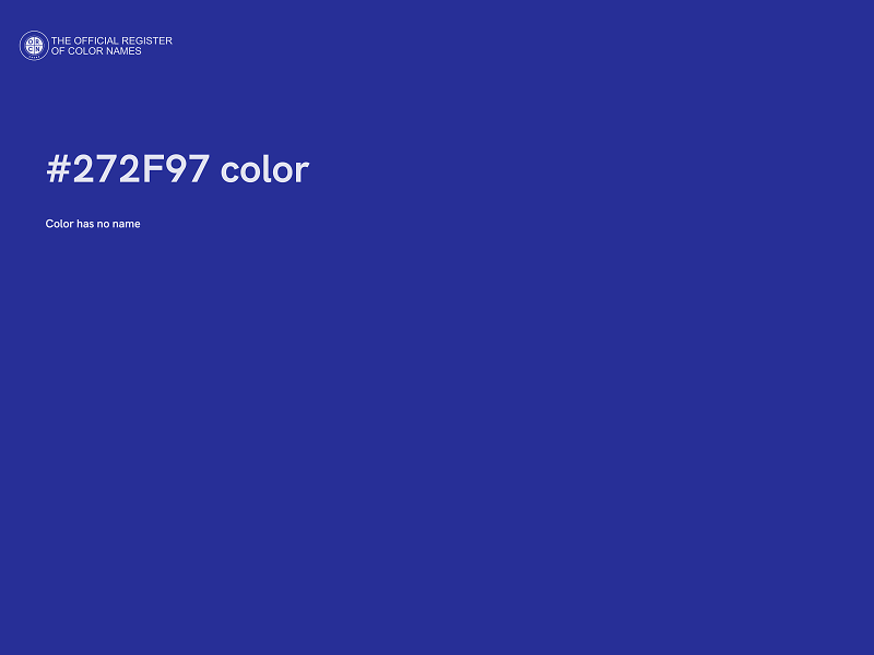 #272F97 color image