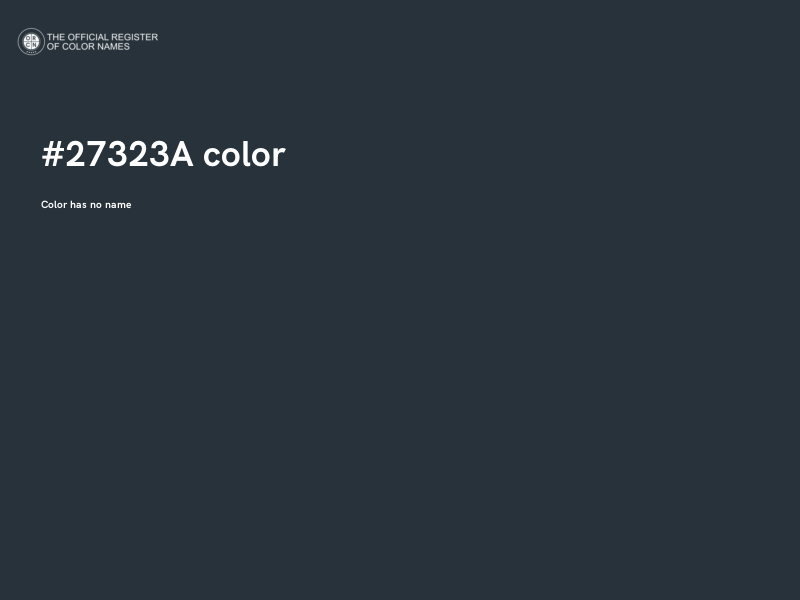 #27323A color image