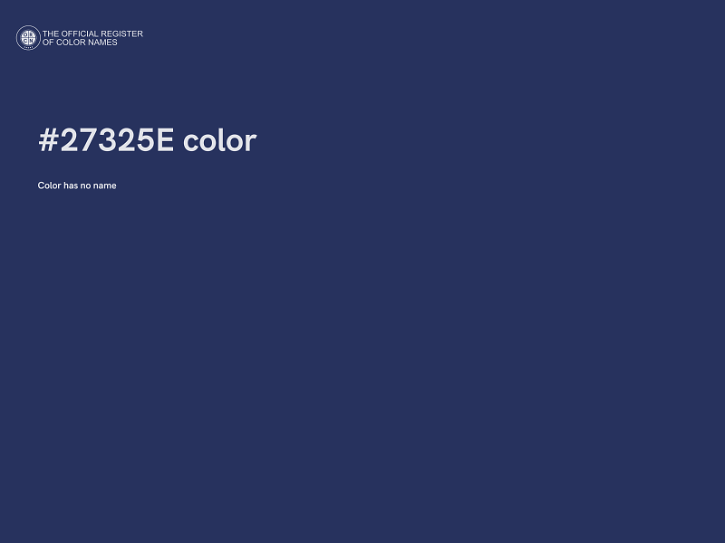 #27325E color image