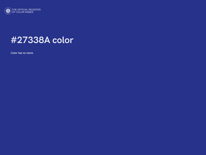 #27338A color image
