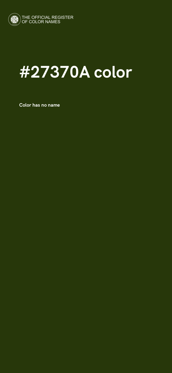 #27370A color image