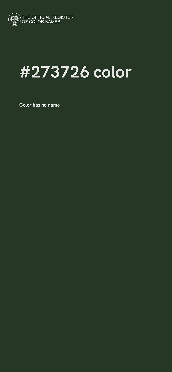 #273726 color image