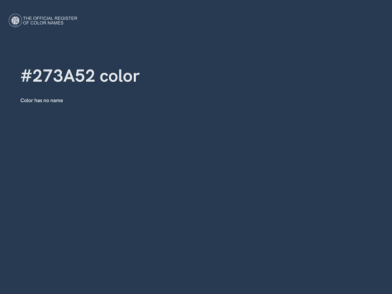 #273A52 color image