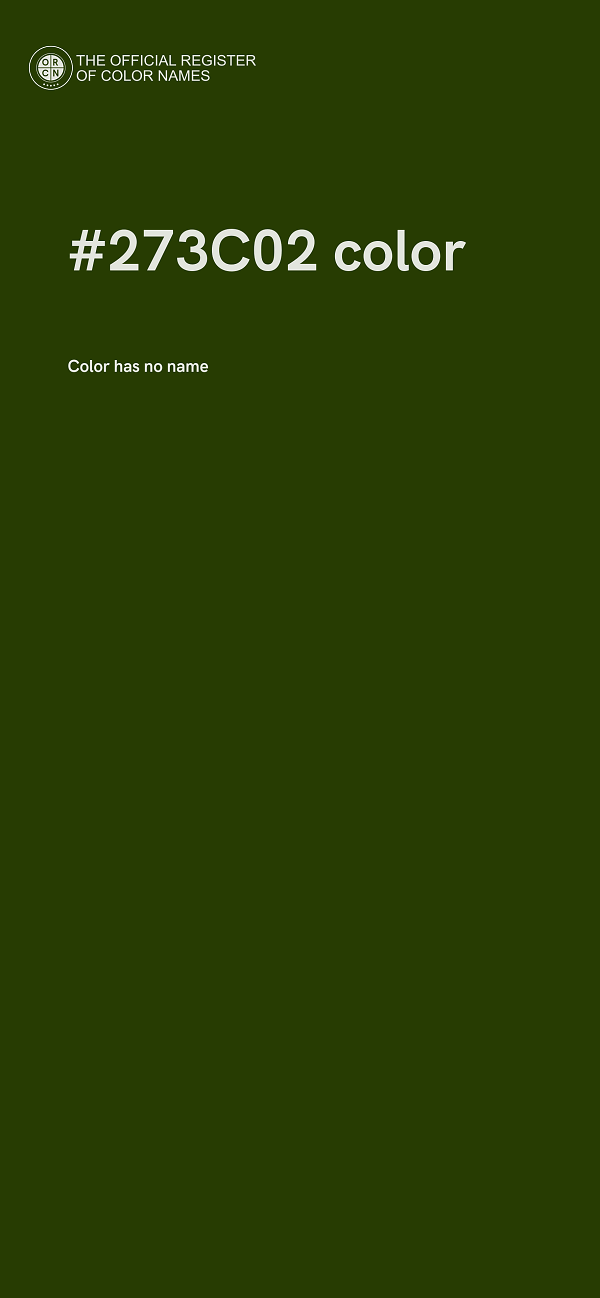 #273C02 color image