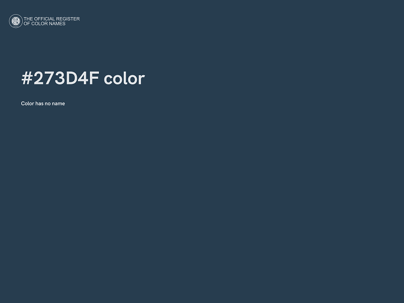 #273D4F color image