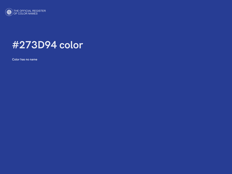 #273D94 color image