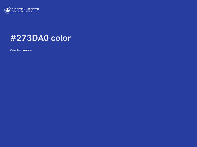 #273DA0 color image