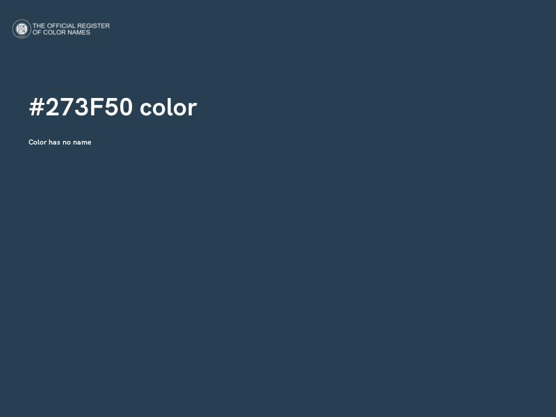 #273F50 color image