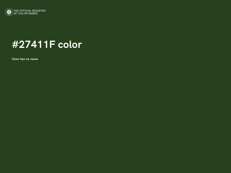 #27411F color image