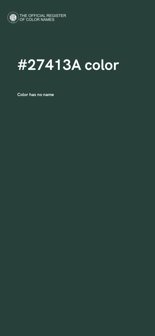 #27413A color image